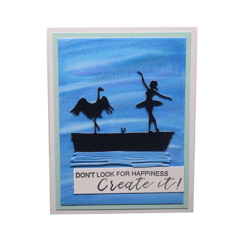 Dancing Metal Cutting Dies Stencil Scrapbooking DIY Album Stamp Paper Embossing