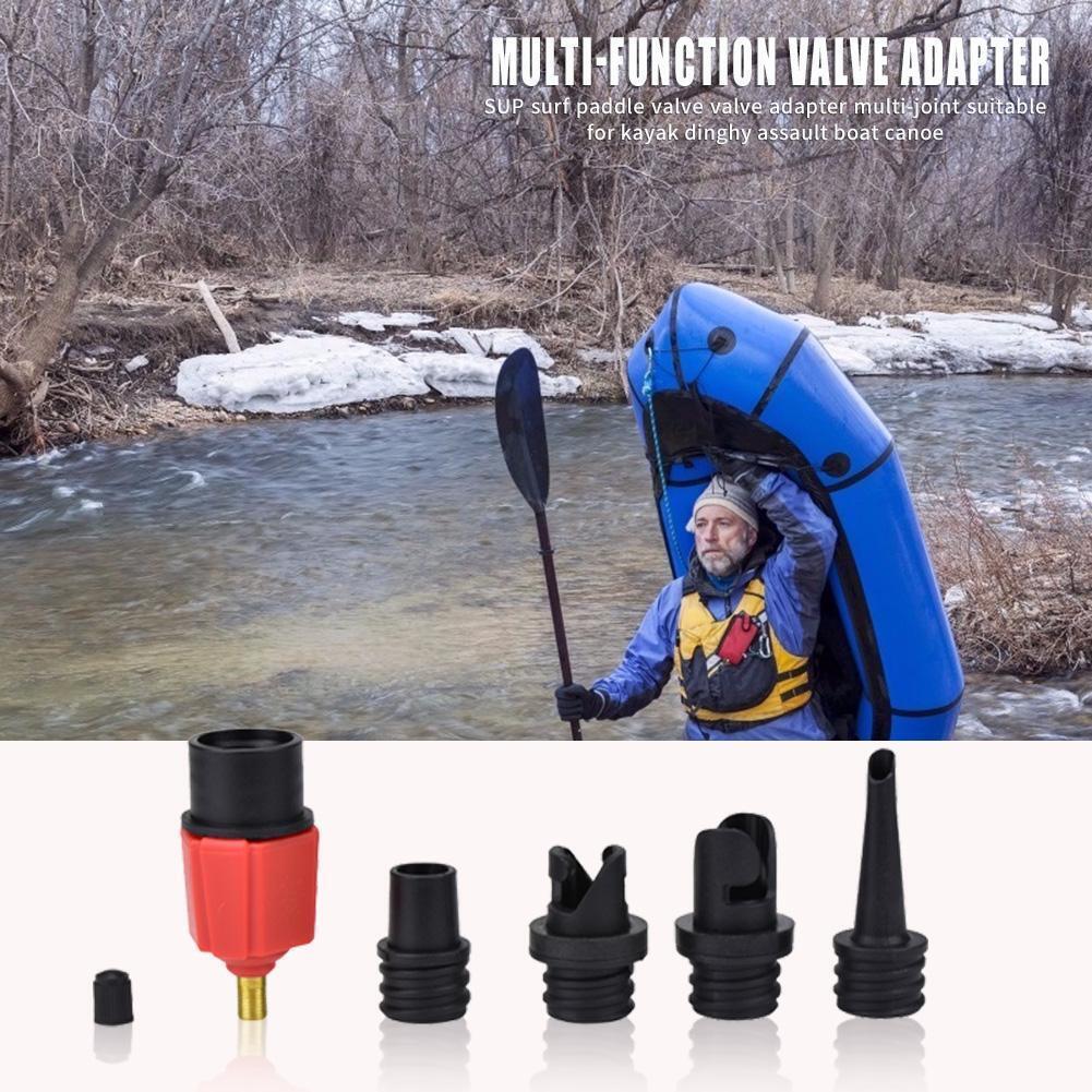 SUP Pump Adaptor Air Valve Adapter for Outdoor Canoe Kayak Surfing Tackle