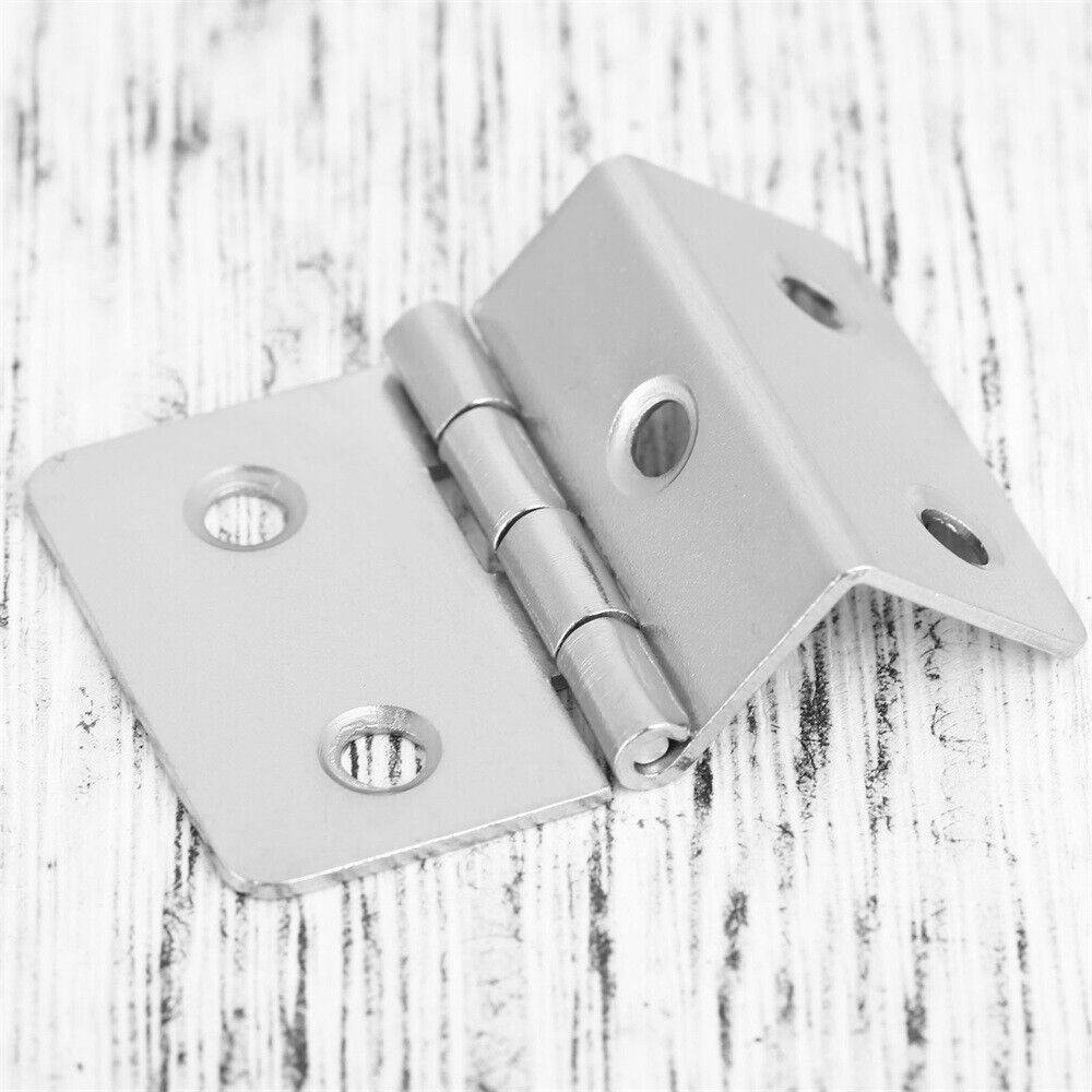30mm*34mm Cabinet Hinges Cupboard Wardrobe Jewelry Box Door Hinge Chrome 2pcs