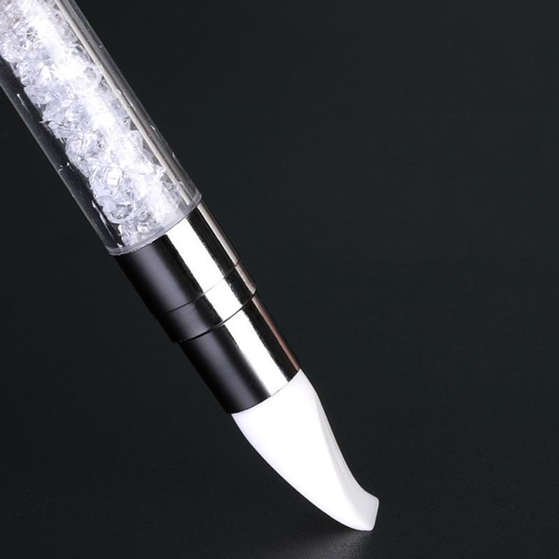 Dual Heads Silicone Nail Art Sculpture Pen  Nail Emboss Carving Pen Manicure