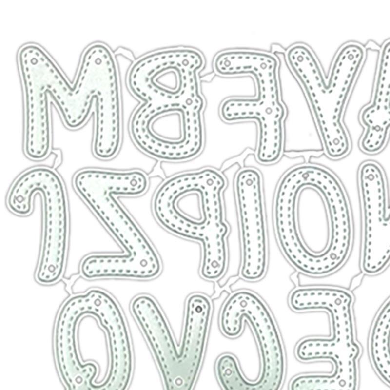 Letter Cutting Dies Alphabet Die Cuts for Greeting Card Making DIY Albums Crafts