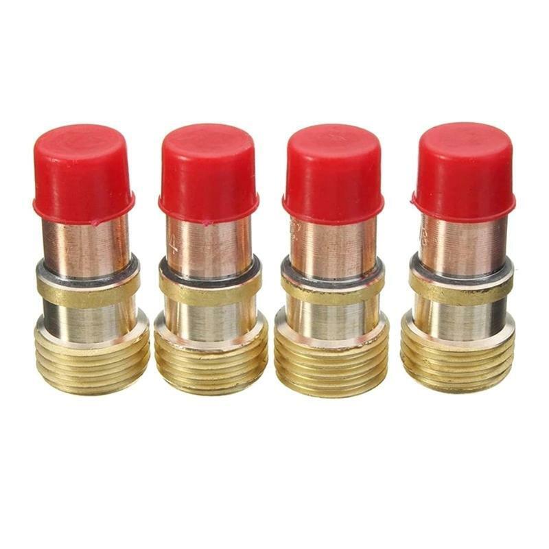 23Pcs Kit TIG Welding Torch 1.0/1.6/2.4/3.2mm Collet Stubby Gas Lens #10 Pyrex