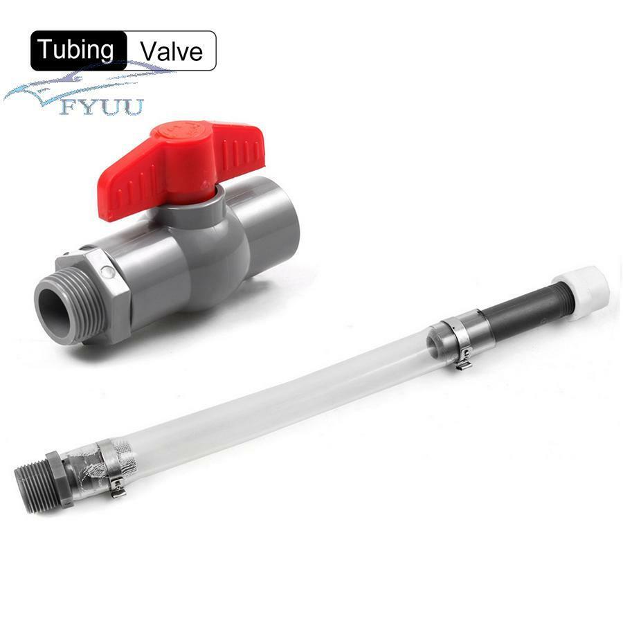 14 inch Deluxe Racing Fuel Gas Can Fuel Jug Filler Hose with Shutoff Valve Kit