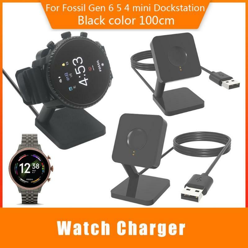 Charger Base for Fossil Gen 6 5 4 USB Charge Cord Charging Cable Power Adapter