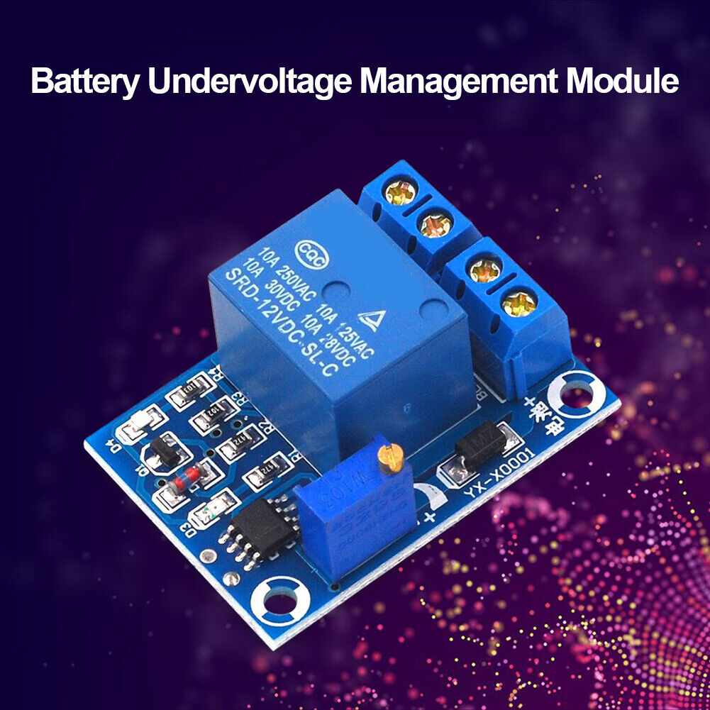 12V Battery Undervoltage Low Voltage Automatic Switch Protection Module