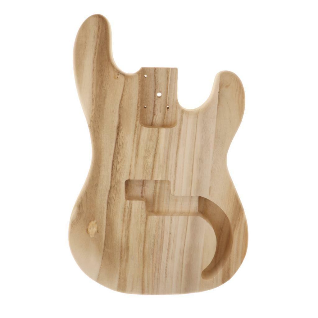 Polished Unfinished Electric Guitar Body Maple  Barrel for PB Bass DIY