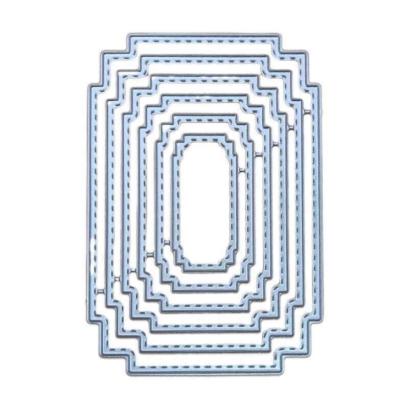 Frame Metal Cutting Dies Stencil Scrapbooking DIY Album Stamp Paper Card