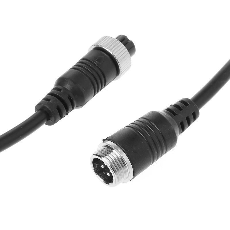 Car Bus Monitoring Video Extension Cable Camera 4 Pin Male to Female Interface