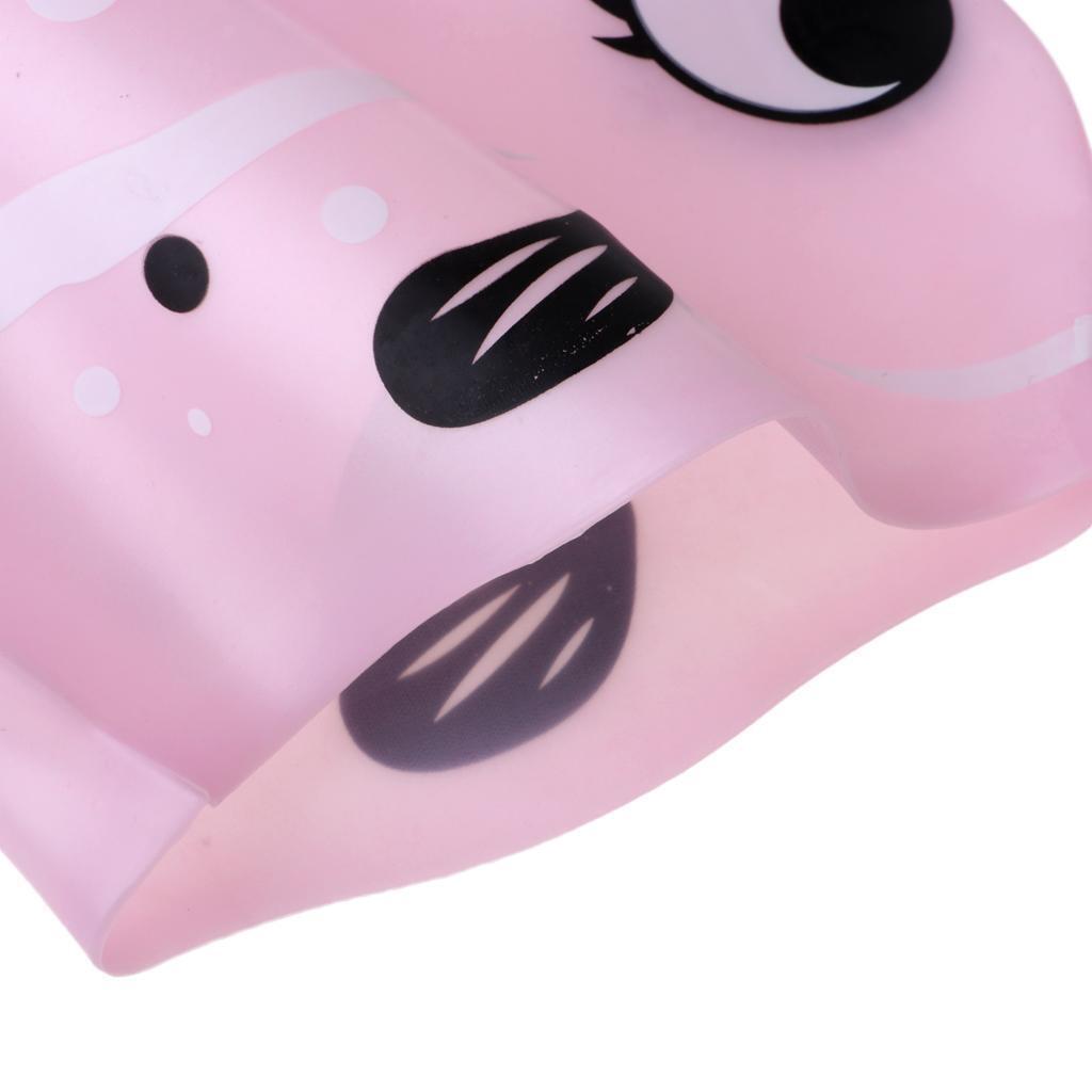 Waterproof Silicone Swimming  for Children - , as described Bobofish Pink