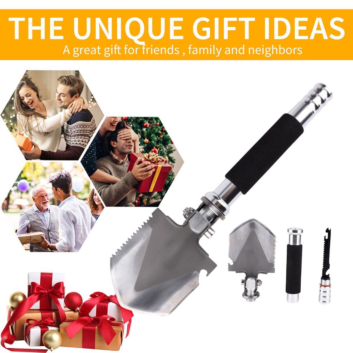 Folding Sapper Shovel - Mini Multifunctional Camping Survival Equipment