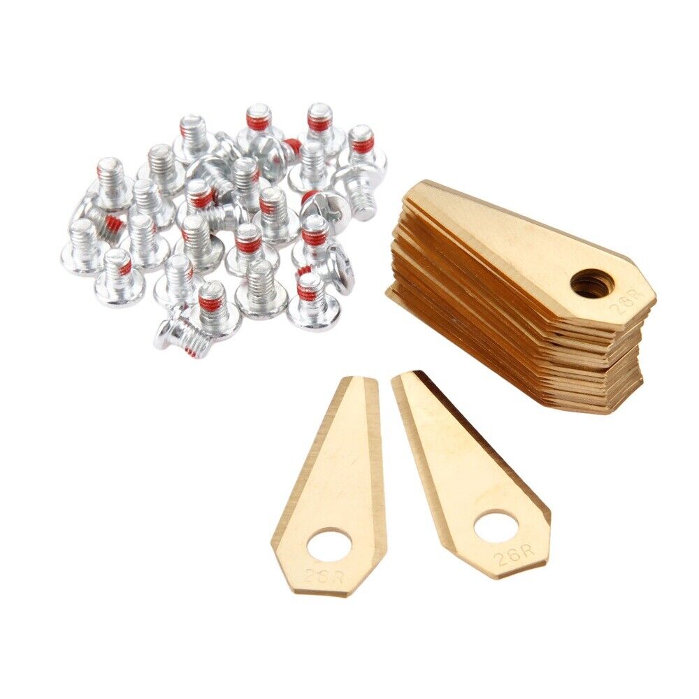 Lawnmower Titanium Coated Cutting Blade For Robotic Bosch Indego Replacement 30X