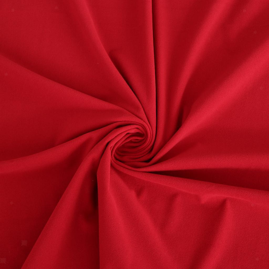 9ft Worsted Billiard Pool Table Cloth Pool Table Felt w/ Cushion Rail Red