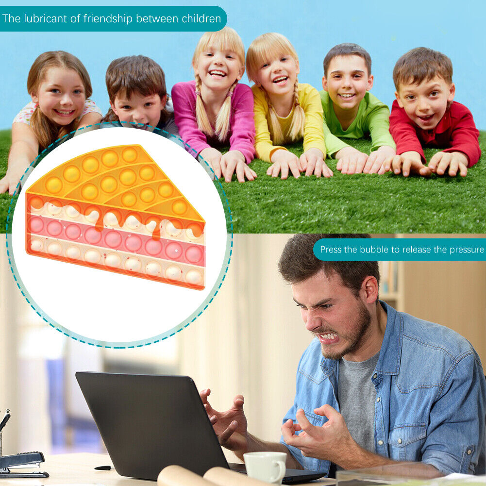 Anti-Stress Sandwich Push Bubble Decompression Children Squeeze Press Board