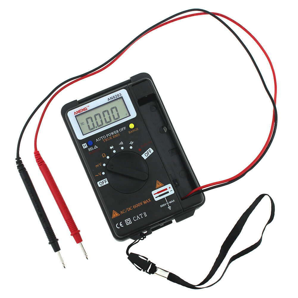 ANENG AN8203 DMM Integrated Handheld Pocket Mini Digital AC/DC  Multimeter