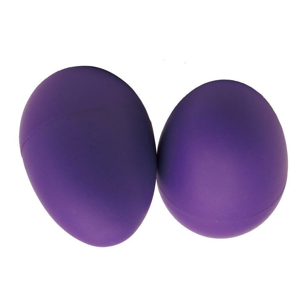 2x Purple Maracas  Shaking Eggs  Children Schools Musical Instrument