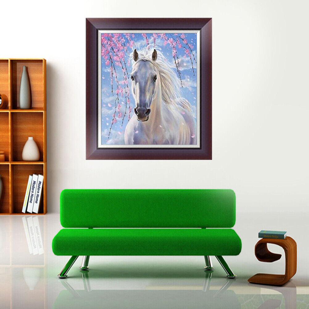 DIY 5D Horse Diamond Embroidery Painting Home Mosaic Cross Stitch Decor
