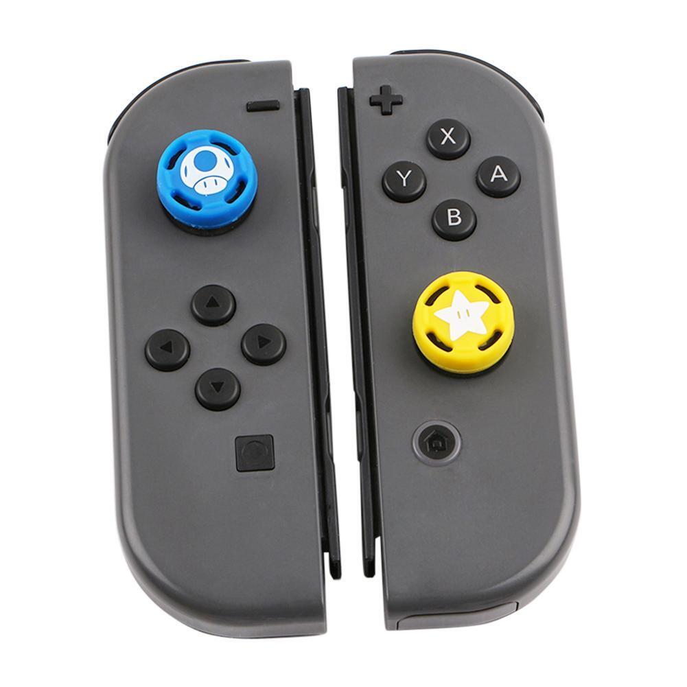 4pcs Silicone Analog Thumb Stick Grip Caps for Nintend Switch NS Controller