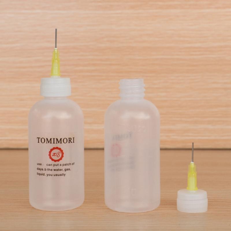 5 Pcs Empty Glue Bottle Precision Tip Applicator Bottles for for DIY Craft Tools