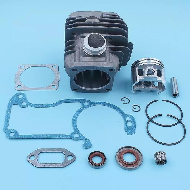 44.7mm Big Bore Cylinder Piston & Oil Seal Gaskets Kit Fit For 026 026PRO MS260
