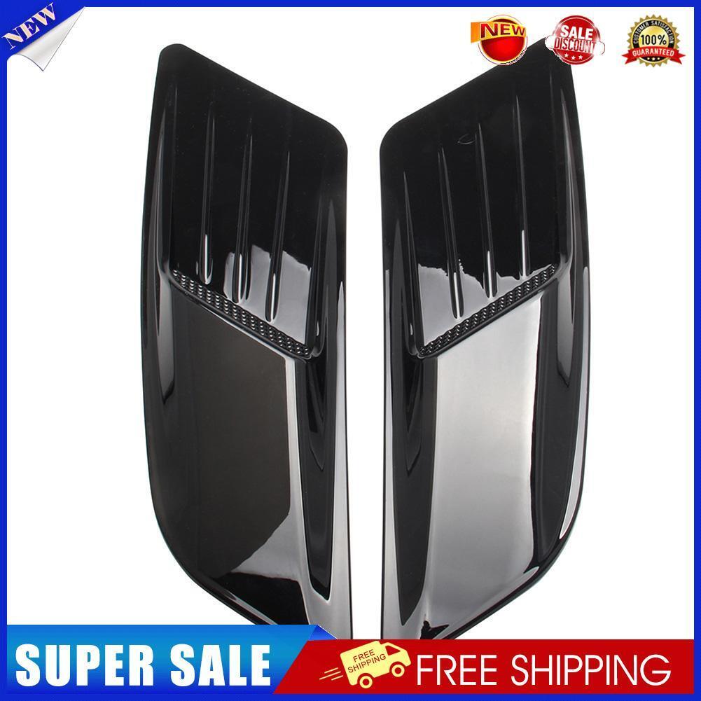 Hood Air Intake Scoop Bonnet Vent Cover Trim for Ford Mustang 15-17 (Black)