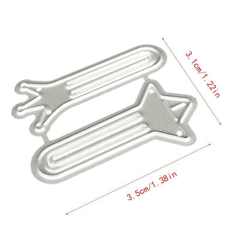 Label Metal Cutting Dies Stencil DIY Scrapbooking Album Stamp Paper Card Emboss
