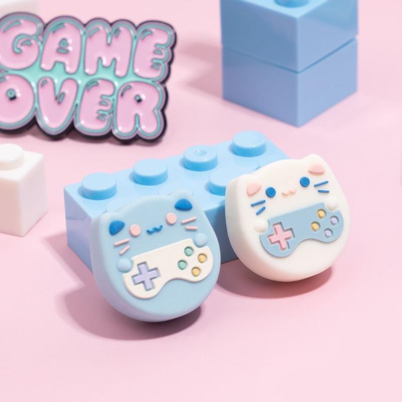 4Pcs Silicone Thumbstick Grip Cap Analog Thumb Stick Cover For Switch Lite