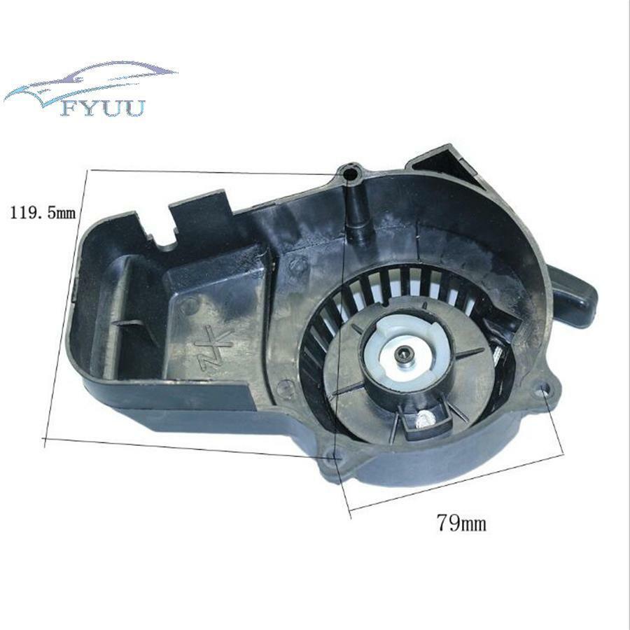 Black Pull Starter Hand Pull For Use On Air Cooled 47&49cc Minimotos&Miniquads