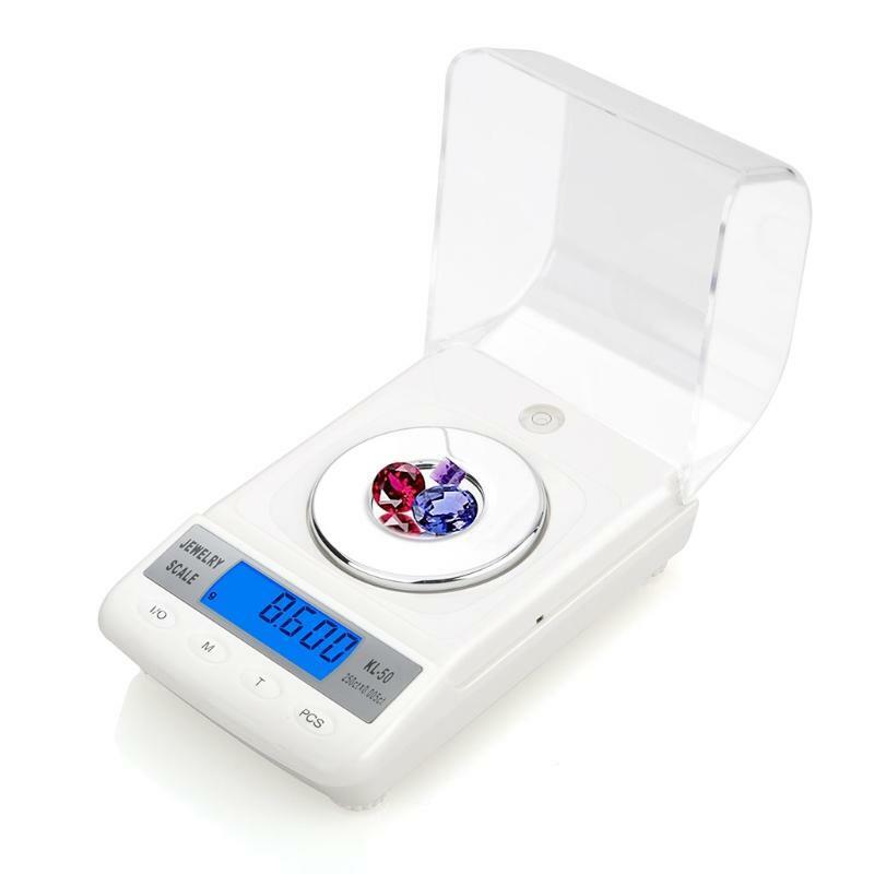 High Accuracy 0.001g 50g Digital Jewelry Scale Powder LCD Electronic Carat Scale