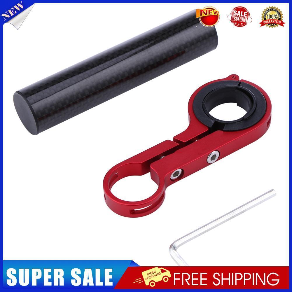 MTB Bike Bicycle Aluminum Alloy Handlebar Carbon Fiber Extender Holder 31.8