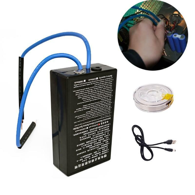 Upgraded Rechargeable Portable Spot Welder Adjustable Mini Battery Spot Welder