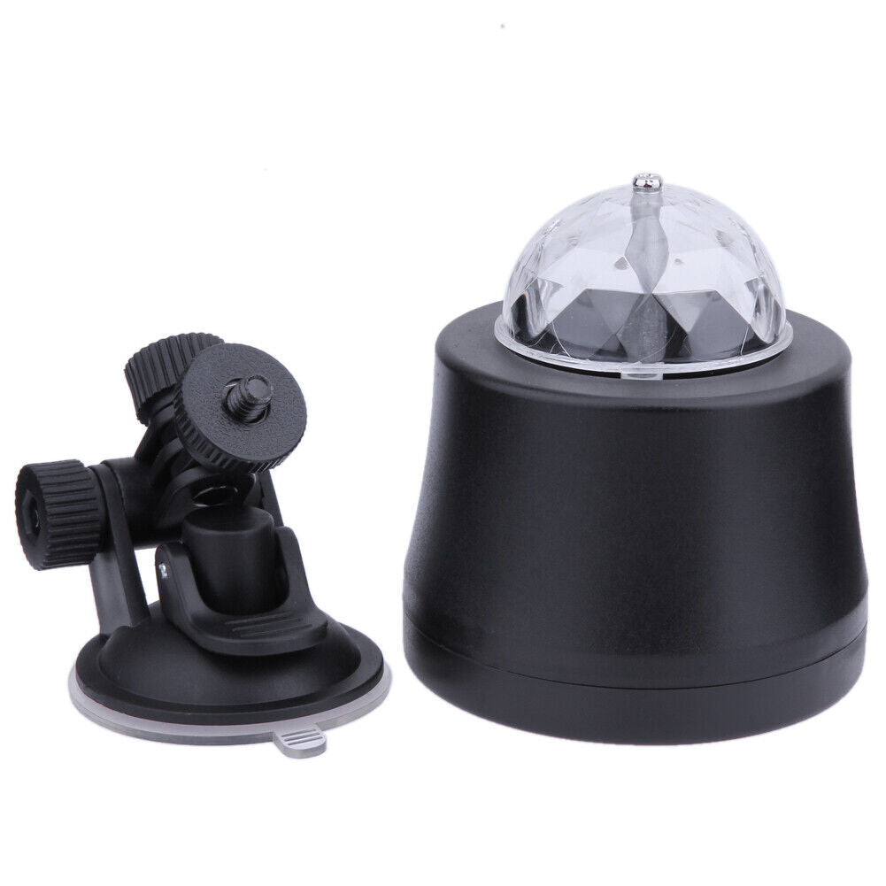 Car Entertainment Mini Magic Crystal Ball RGB Rotating Party DJ Lights LED-