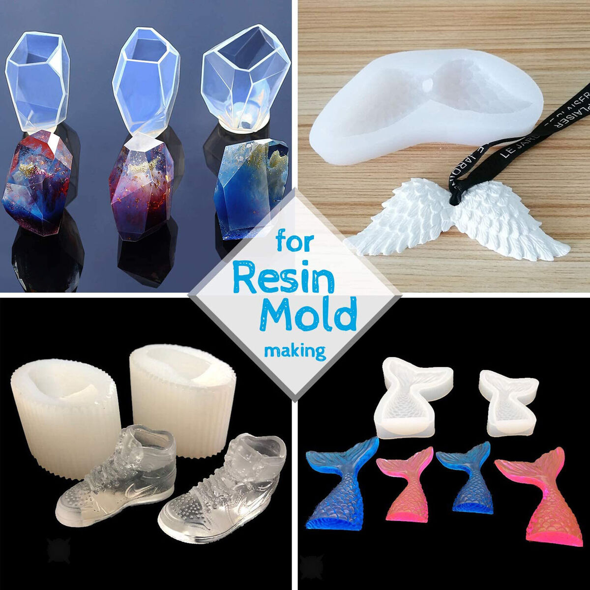 Molds Making Kit  Translucent Silicone Rubber for  Casting