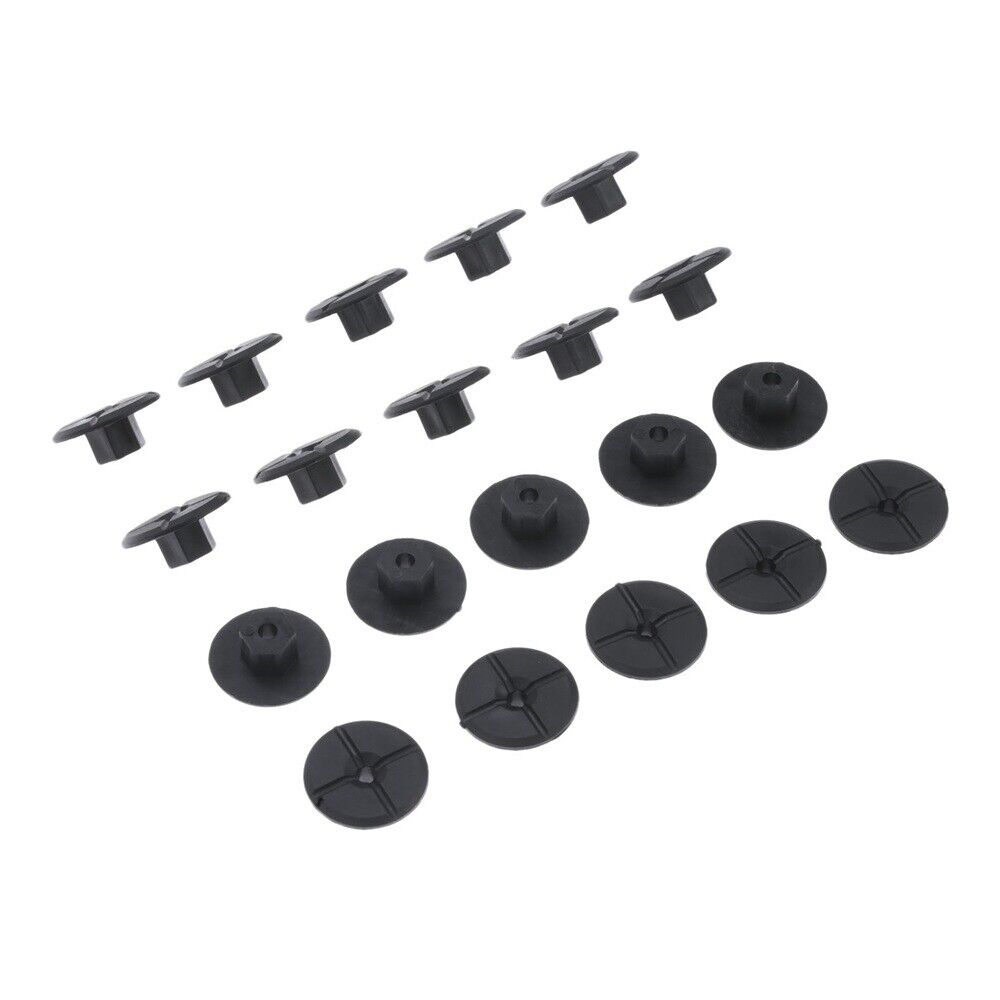 10Pcs Auto Car Clips UNTHREADED Nuts Fasteners Screws Fit for Mercedes Plastic