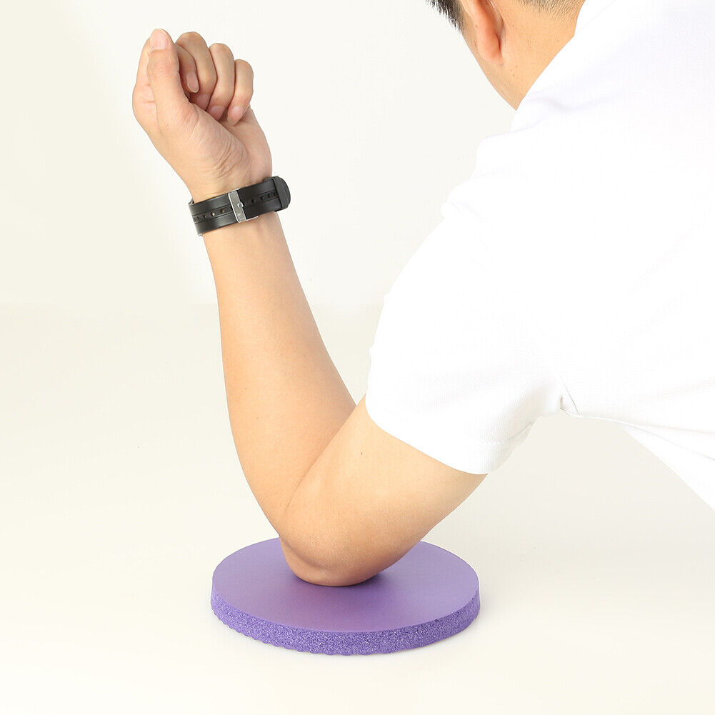 2x Plank Workout Round Knee Pad Fitness Push-up Yoga Rebound Mat (Purple)