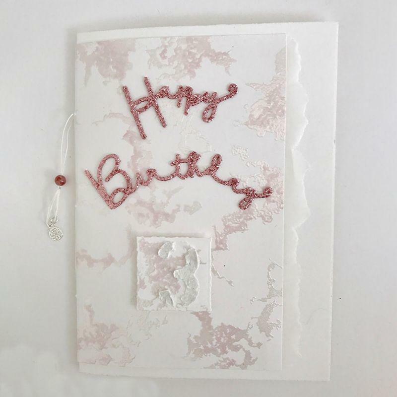 Happy Birthday Metal Cutting Dies Stencil Scrapbooking DIY Album card Embossing