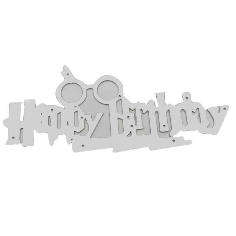 1 Pc Birthday Die Cuts Novel Happy Birthday Letters Embossing Script Die Sencil