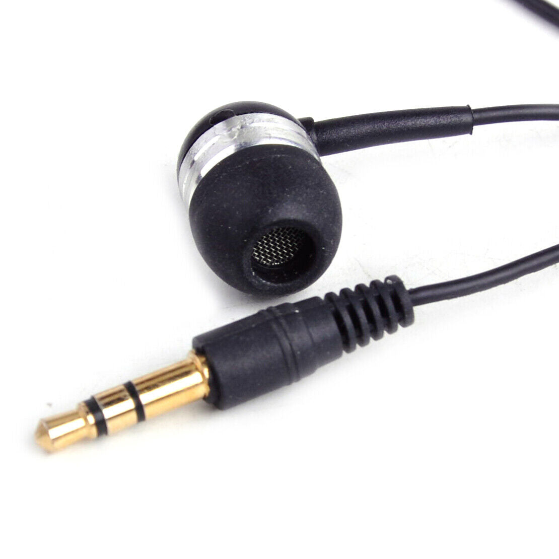 3.5mm Single Side Mono Wire Earphone Earbud Headphone Headset fit for Phone Li