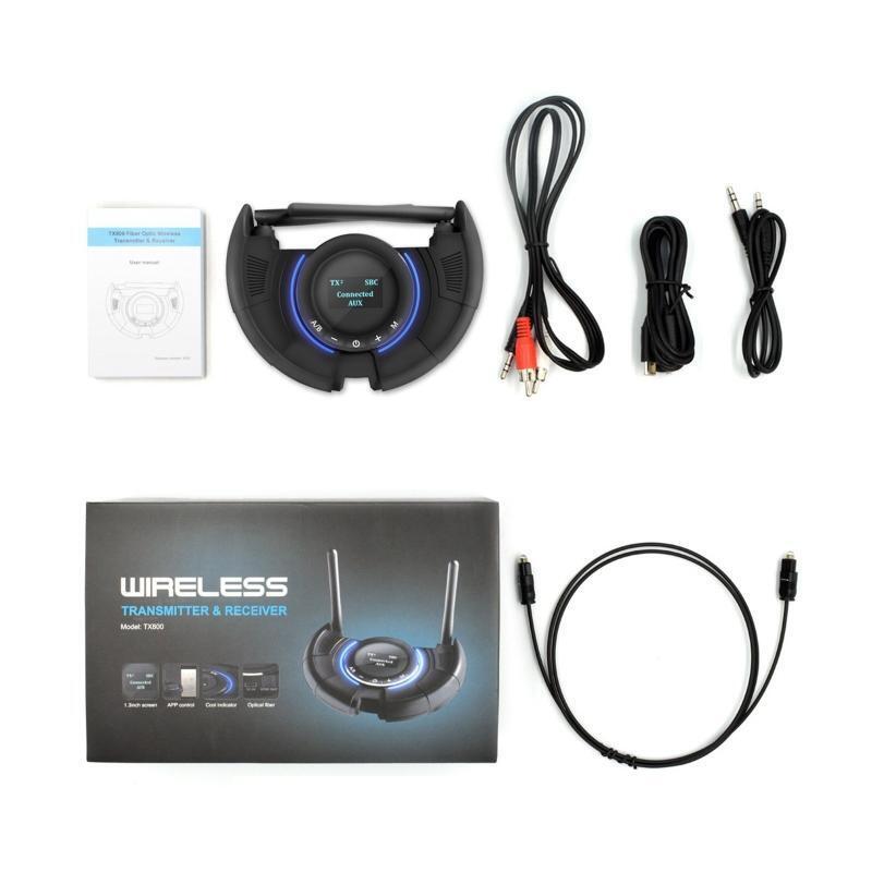 120M Wireless Audio Adapter APTX Low Latency Transmitter For TV Speaker Headset