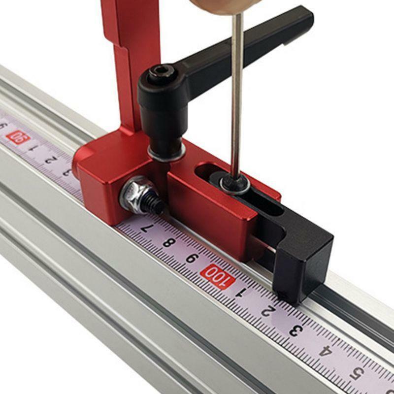 75mm Height T-tracks Stop Miter Gauge Table Saw T-Slot Stopper Woodworking Tool