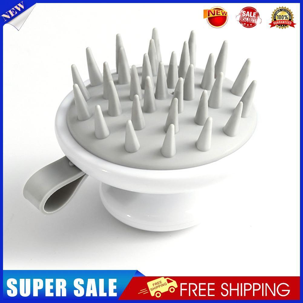 Handheld Scalp Massage Brush Portable Shampoo Brush Hair Care Comb (White)