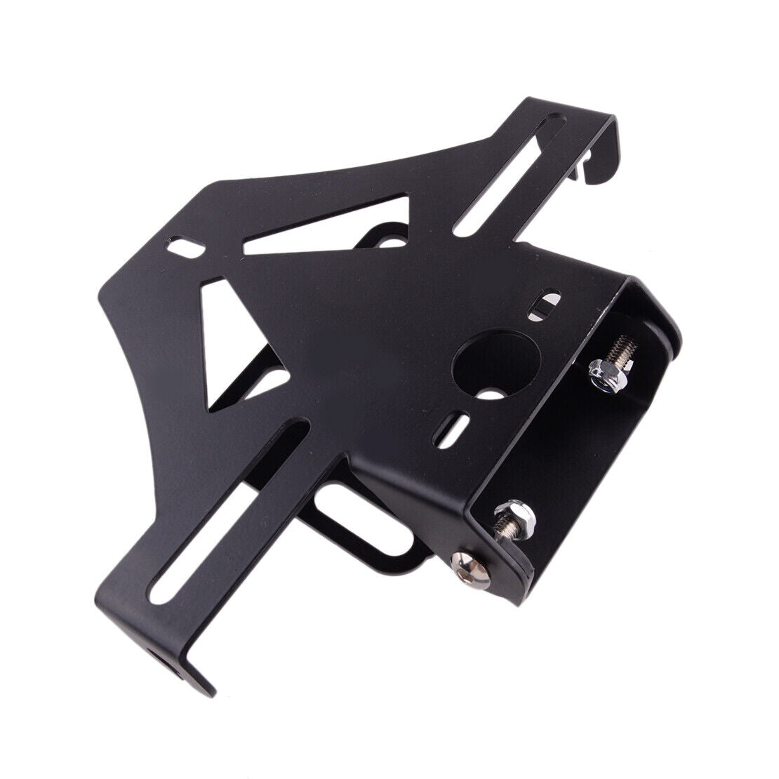 Adjusted Motorcycle Fender Eliminator License Plate Tail Light Holder Bracket~