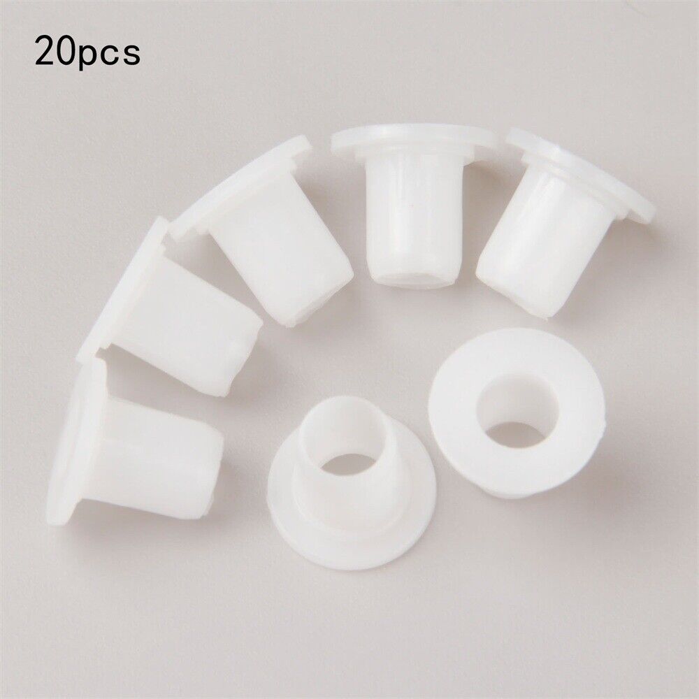 20PCS Plastic Roller Skating Spacer Inline Skate Bearing Bushing Spacer White HQ