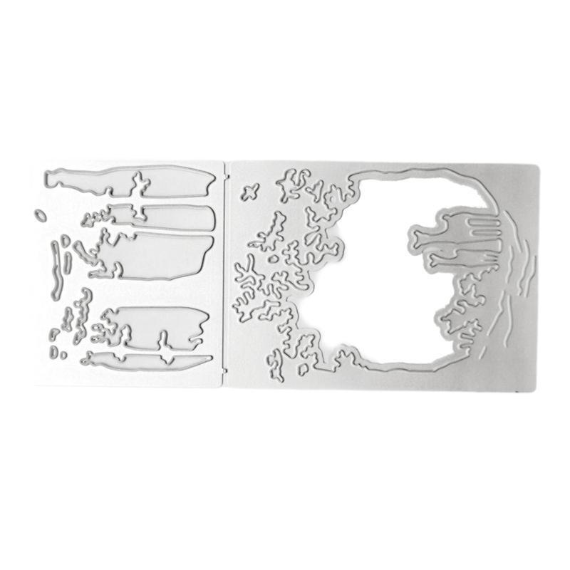 Abstract Cutting Dies Stencil Scrapbooking DIY Album Stamp Paper Card