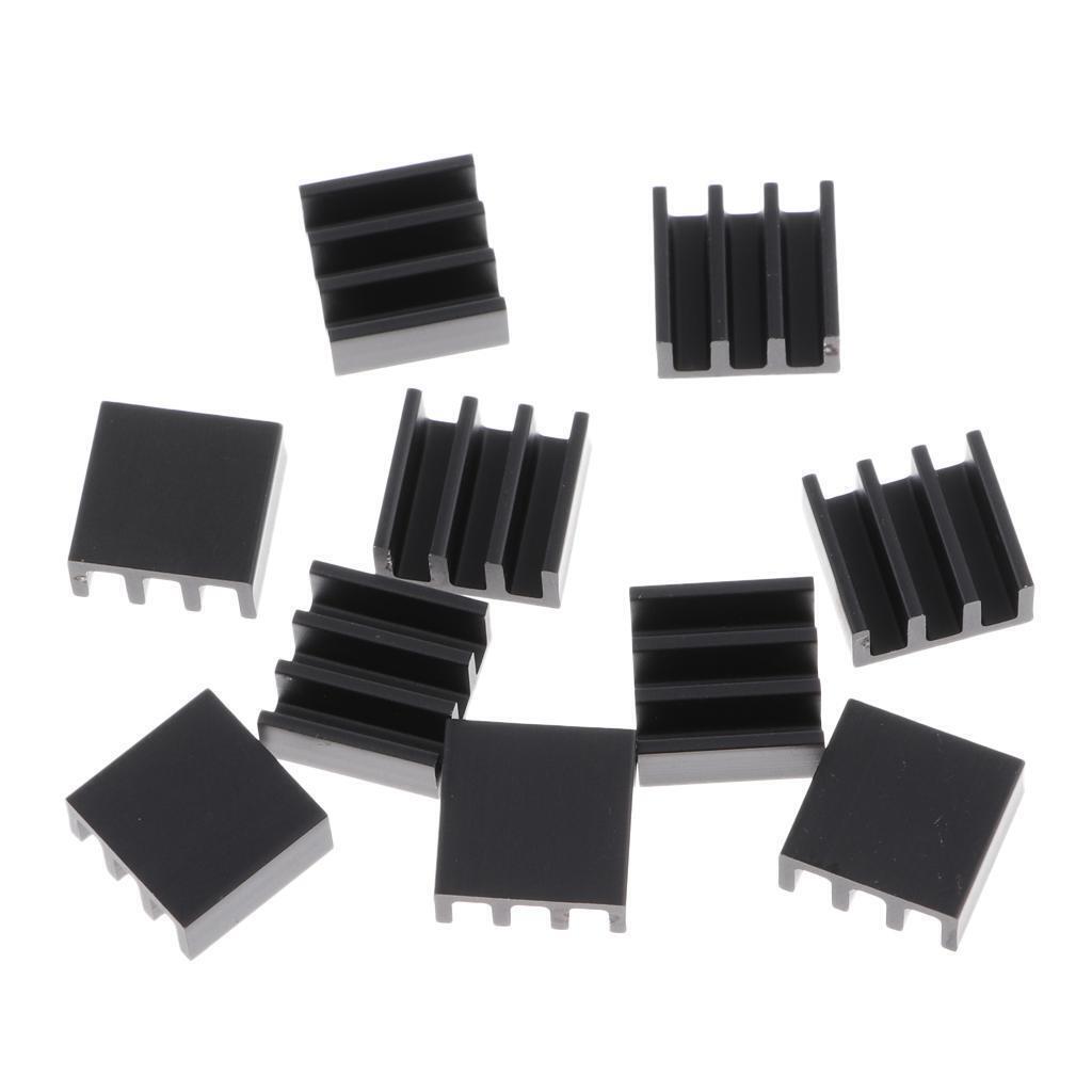 10pcs 11x11x5mm Heatsink Cooling   Aluminum Heat Sink Cooler for CPU