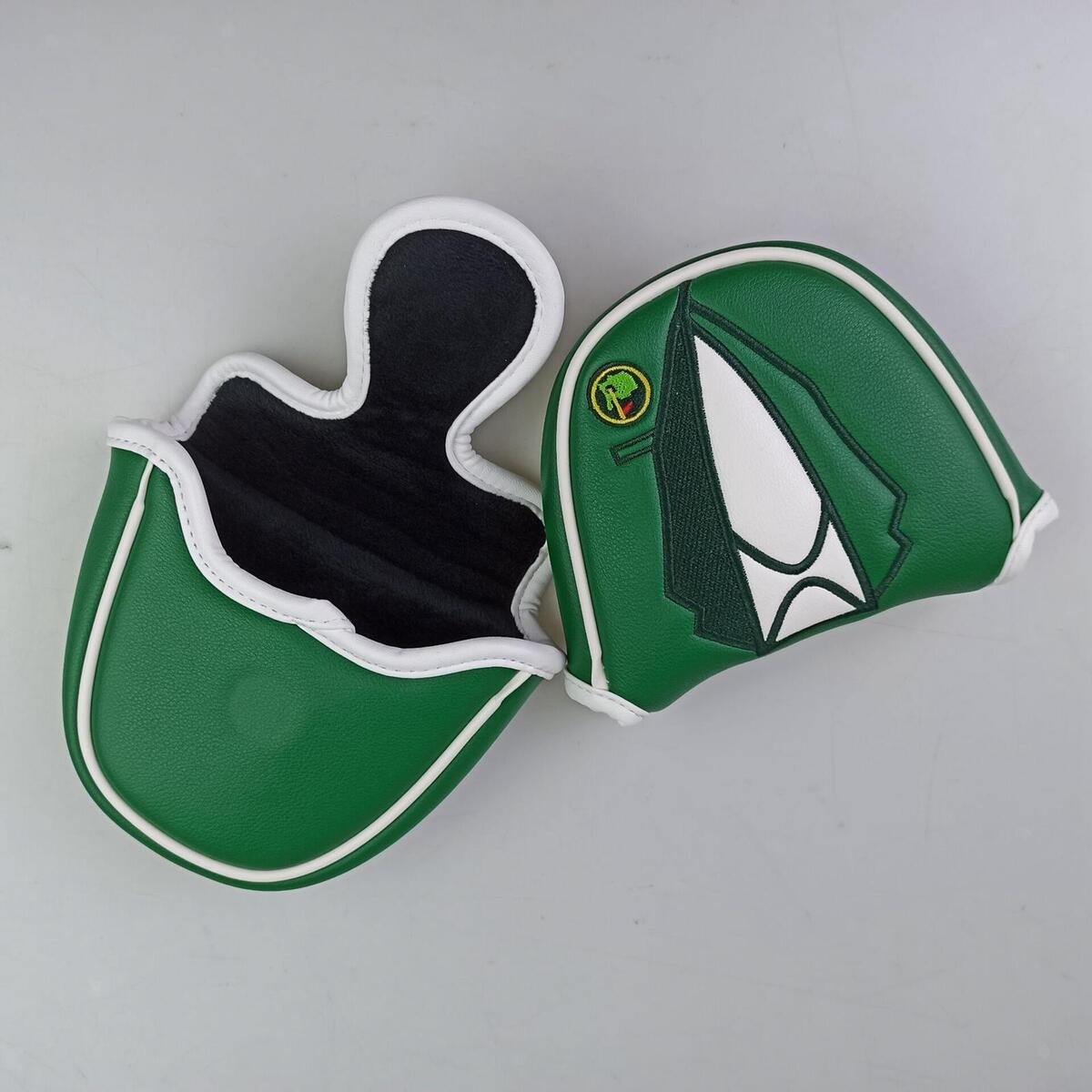 Golf Mallet Putter Head Cover Magnetic Closure Durable Waterproof PU Leather