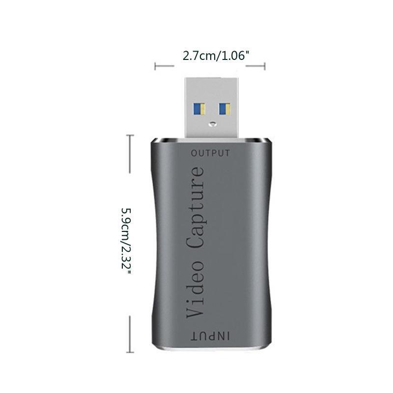 High Definition Game Video Capture USB 3.0 HDMI-compatible Input Output 4k 1080P