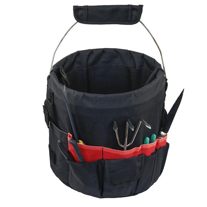 Bucket Tool Organizer Multi-purpose 42 Pockets Gardening Tools Kit Storage Bag