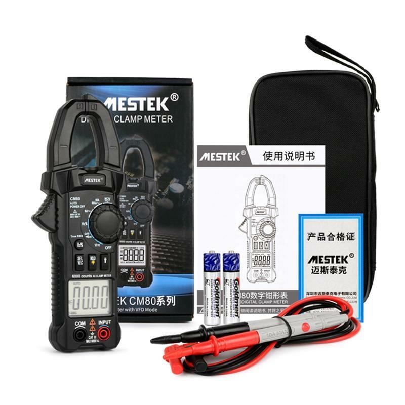 Digital Clamp Meter Multimeter AC Current & AC/DC Voltage Tester Amp Volt Ohm