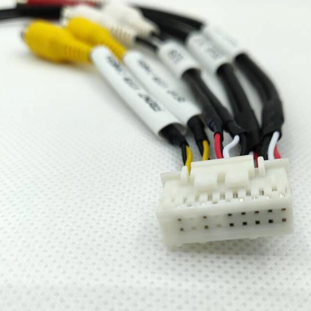 Car RCA Harness Cable Connector Easy Installation Stereo Radio for ILXW650