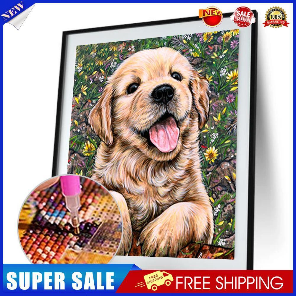 Dog 5D Diamond Painting Full Drill Embroidery DIY Cross Stitch Home Decor